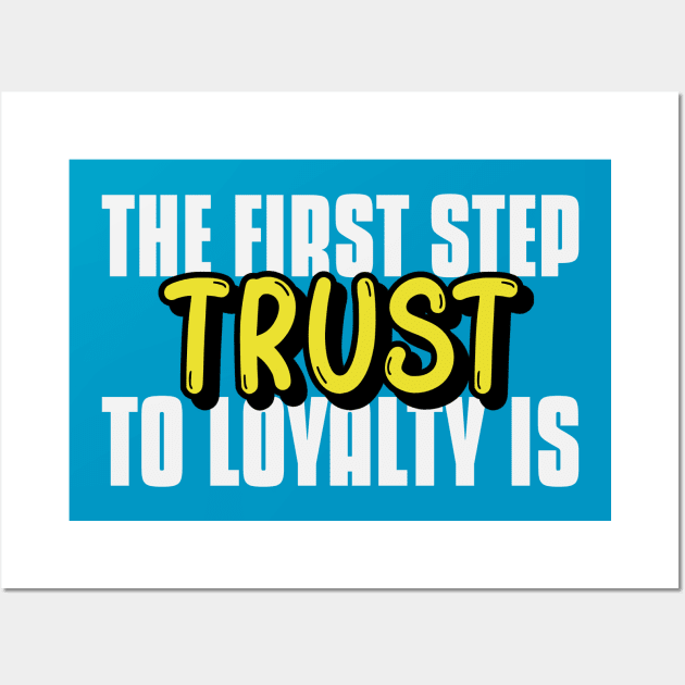 Star Wars The Clone Wars The First Step To Loyalty Is Trust Wall Art by Carley Creative Designs